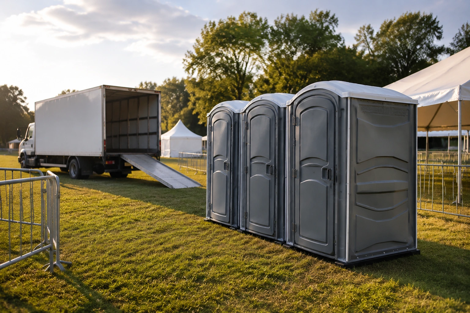 Portable restroom rental planning for Roaring Spring, PA